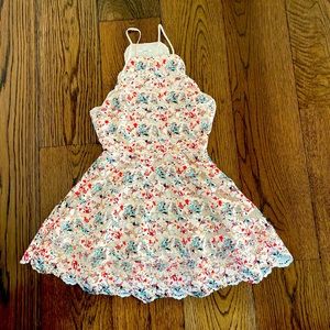 Tularosa floral halter dress